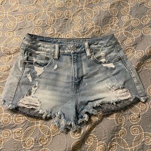 American Eagle High rise festival shorts